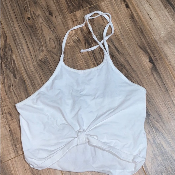 White Halter Top - Picture 1 of 2
